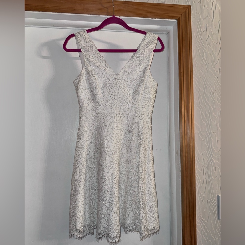 Kensie White Lace Mini Dress
